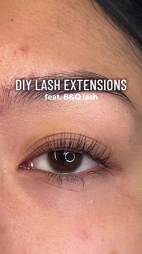 Super detailed diy lash tutorial!!!#diylashes #bqlashes #makeup #lashextensions | B&Q LASH