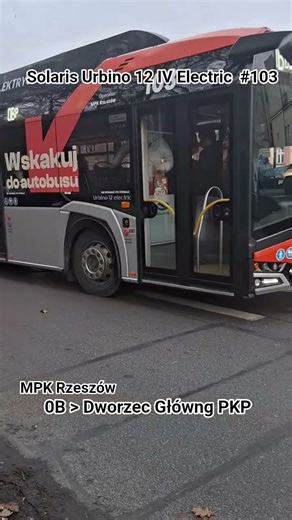 Solaris Urbino 12 IV Electric #103 #mpkrzeszów #solarisbus #wybijsie #placwolnosci
