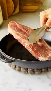 1K views · 27 reactions | Try this mouthwatering brown butter & herb pork steak recipe made with Omaha Steaks Bone-In Pork Steak. Shop now https://www.omahasteaks.com/buy/Chicken-and-Pork/Pork?SRC=RZ0616  Modest Marce | Omaha Steaks | Facebook