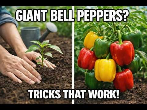 Grow HUGE Bell Peppers Every Time (1 Step Most Gardeners Skip!)