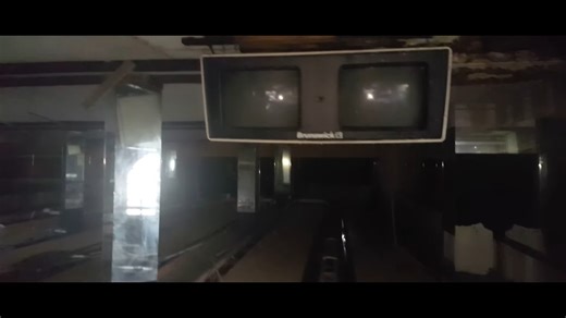 We went inside an abandoned bowling alley – then we saw the windmill