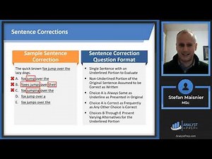 Sentence Corrections ​​(GMAT Course – Exam Overview and Question Types)