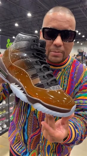 Snap on Instagram: "Jordan called me tipsy one day and said ayee there nephew i want u to combine the 5”s with the 11’s make em see through and pour my fav cognac in the shoe #hennessy then #jordan says oh yea make a tab somewhere so the liquor can pour out and we can drink it. The drunk sneaker heads will love that Cheers … #jordans #sneakerheads #sneakercon #sneakers @hennessy"