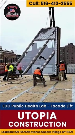 Lifting Harlem’s Next Landmark 🏗️ #utopiaconstruction #nycconstruction