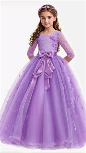 purple color girl frock design #youtubeshorts #shortsfeed