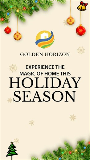 It’s the most Golden time of the year, KAGOLDEN! Celebrate the holidays with up to 15% discount at Golden Horizon, plus may chance kang manalo ng ₱25,000 Wilcon Gift Certificate! 🎁 Tara na — let’s make this Christmas extra shining, shimmering, GOLDEN! 💛 One message away lang kami KAGOLDEN! #GoldenHorizon #PagibigFinancing #BerMonths #KaGolden #BerMonthsPromo #Goldenhorizon #pagibigfinancing #christmas2025 #Christmas #Holidays | Golden Horizon Community