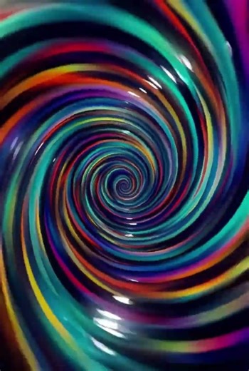 Color Flow Infinity 🌈 | Hypnotic Liquid Motion in 4K