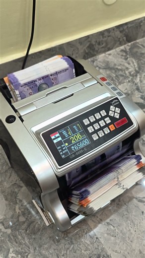 ASMR: Soothing Note Counting Machine Sounds #money #doller #note #fast #trending #shorts #fun #diy