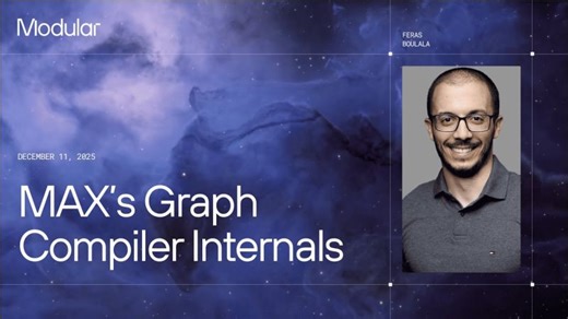 MAX’s Graph Compiler Internals with Feras Boulala | Modular