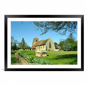 All Saints Church Springfield Essex Picture Framed & Mounted Wall Art in Colour by linda cook ID #165758
