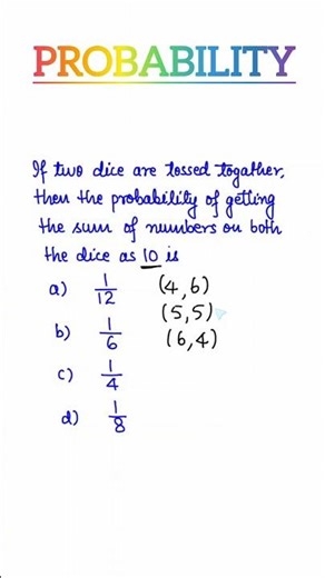 Class 10 Maths | Probability MCQs | Chapter 14