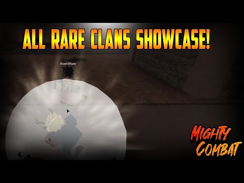 Showcasing All RARE Mighty Combat Clans | Mighty Combat Roblox