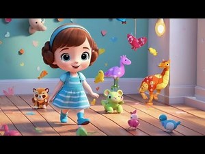 Tina’s Toes Go Tip Tip Toe | Walking Song for Kids | Fun Movement Rhyme for Toddlers & Preschoolers