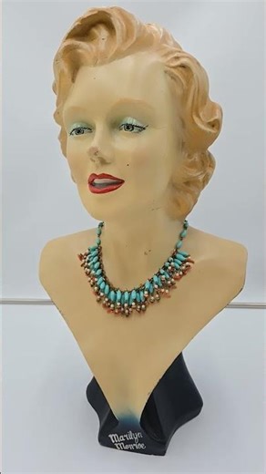 MIRIAM HASKELL Turquoise Molded Glass, Branch Coral, Brass DEMI Parure Necklace!