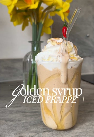 Golden Syrup Iced Frappe Recipe
