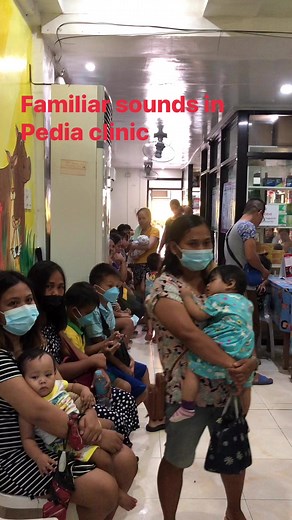 1.6K views · 47 reactions | Crying , wailing, rumbling, laughter, giggles, these are the few sounds that you will hear in pedia clinic. Post with permission from momshies. #babydoctor #pediatricianinaction #pediatricproblems #patiencewhilewaiting #baby’semotion | Baby Doc Helsie | Facebook
