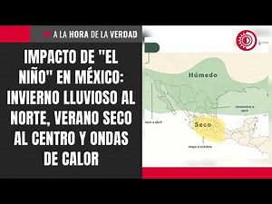 Impact of "El Niño" on Mexico: Rainy Winter in the North, Dry Summer in the Center, and Heat Waves