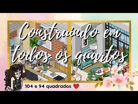 Construindo uma casa em todos os quartos do Habblet - (Parte 1) | Construção Habbo