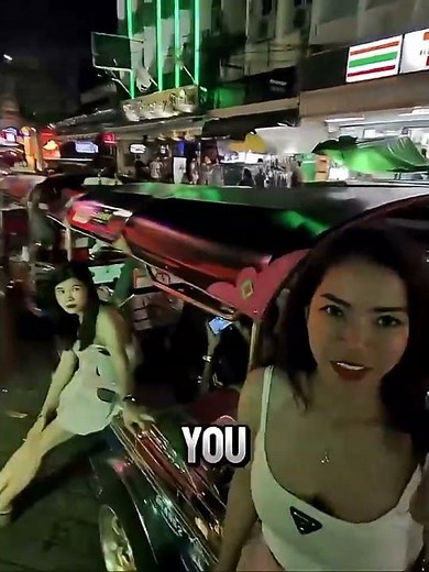 Bangkok Streets Hit Different 😳🇹🇭 The Vibes Are Unreal!