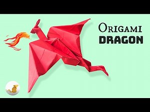 Simple Paper Dragon , How To Make Dragon Origami Easy
