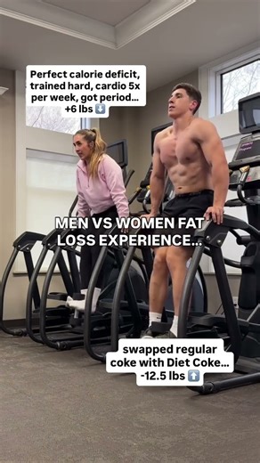 Men & women’s bodies can react differently & have different needs in a fat loss phase! Let’s talk ⬇️