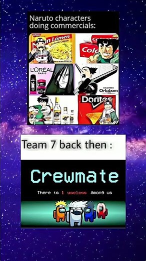 ​Naruto characters in commercials? (Orochimaru got me) 😂