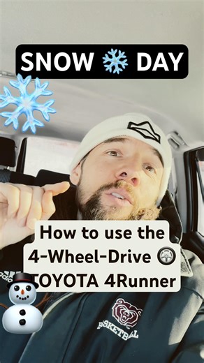 How to use four-wheel-drive Toyota 4Runner SR5/5th generation #Toyota #4runner #4runnerLife