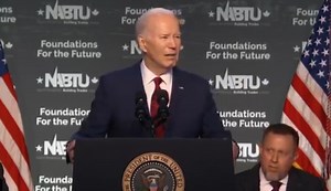 Biden Goes Full Ron Burgundy While Reading Teleprompter