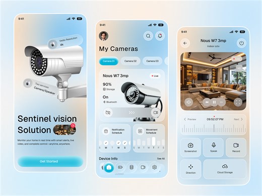 Security Camera Control Mobile App