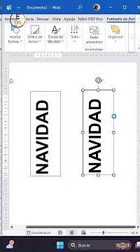 El truco para rotar texto en Word #hacks #office #shorts