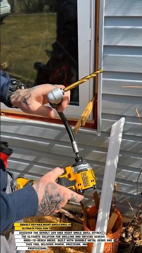 DEWALT 20V MAX Right Angle Drill Attachment | Ultimate Tool for Tight Spaces!