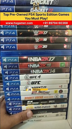 Top Pre-owned PS4 Sports Edition Games You Must Play! | HSGamer