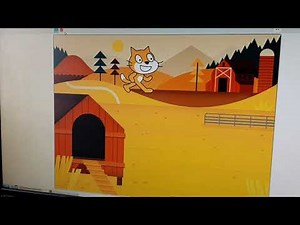 Scratch 2 - pohyb postavy pomocí šipek.