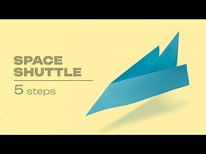 Origami Space Shuttle. How to Make an Easy Origami Space Shuttle | DIY Paper Space Shuttle