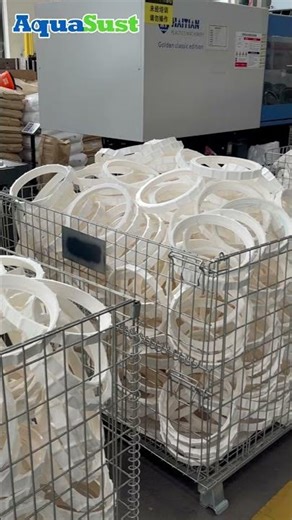 Custom Disc Diffuser Production Line #wastewatertreatment #watertreatment #aeration