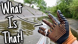 Treasure Hunting a Shallow Canal with Giant Magnets