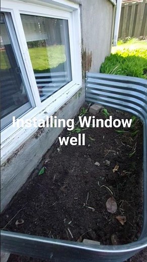 Installing Window well