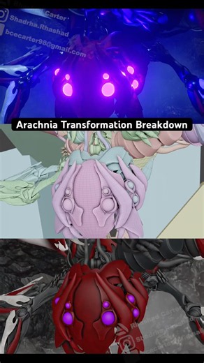Arachnia Transformation Breakdown #transformers #transformersextermination #animation