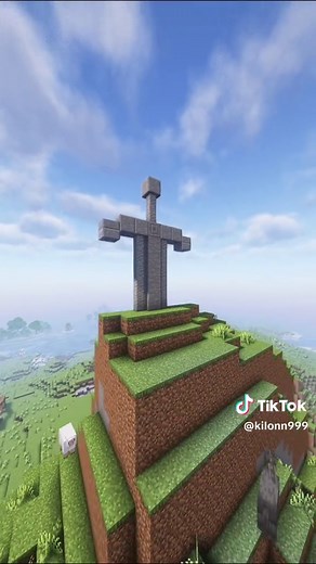 Minecraft Sword Statue Building Guide