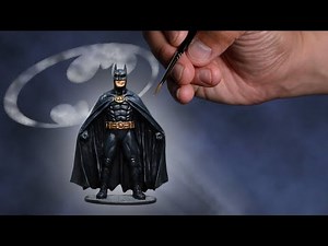 I Painted a Miniature Michael Keaton (1/25 AMT Batman)
