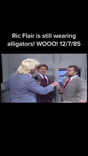 Ric Flair Still Wearing Cashmere - Wrestling History