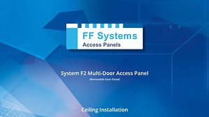 System F2 | Multi-Door Access Panel | Ceiling Installation