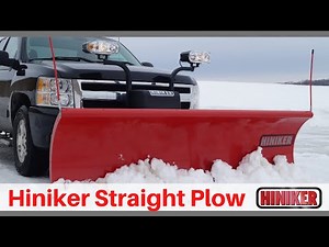 Hiniker Straight Blade Snowplow | Heavy-Duty Full-TripSteel Plow | 2000 Series Snowplows
