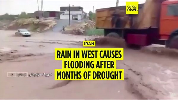 Flooding in western Iran after months of severe drought