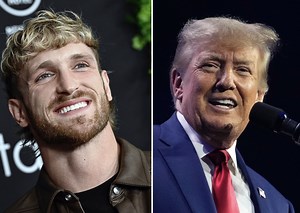 Social media influencer Logan Paul interviews former President Donald Trump