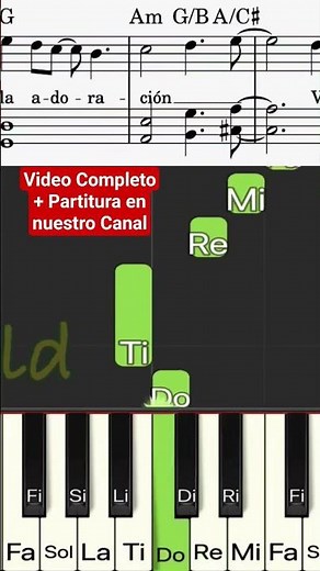 Grande y Fuerte es Nuestro Dios Notas Acordes Piano Tutorial Miel San Marcos