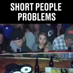 Short People Problems As a dwarf bloke, I can relate to this problem haha. #JoshJoke | Short Bloke Josh