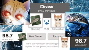 Mittens vs Stockfish: PERFECT GAME