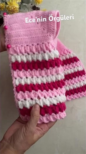 Easy Crochet Baby Vest & #crochet #knittig