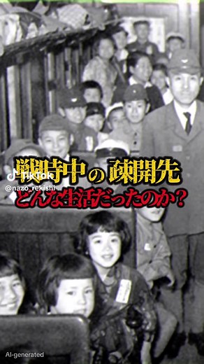 戦時中の疎開先はどんな生活だったのか？ #都市伝説 #日本史 #歴史 #歴史解説